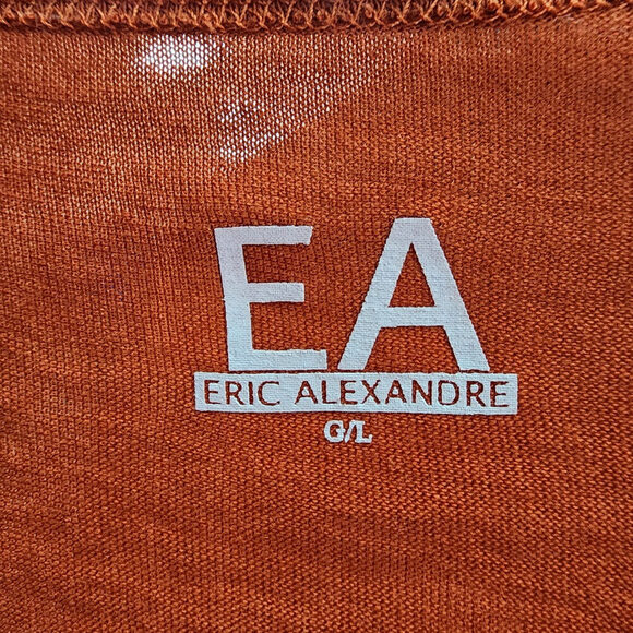 Eric Alexandre Orange Cotton Top Size M/L - Picture 7 of 9